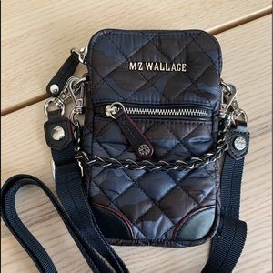 MZ Wallace Dark Blue Camo Micro Crosby